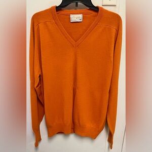 Vintage Men’s Hogan Knit V-Neck Sweater Size XL USA Made